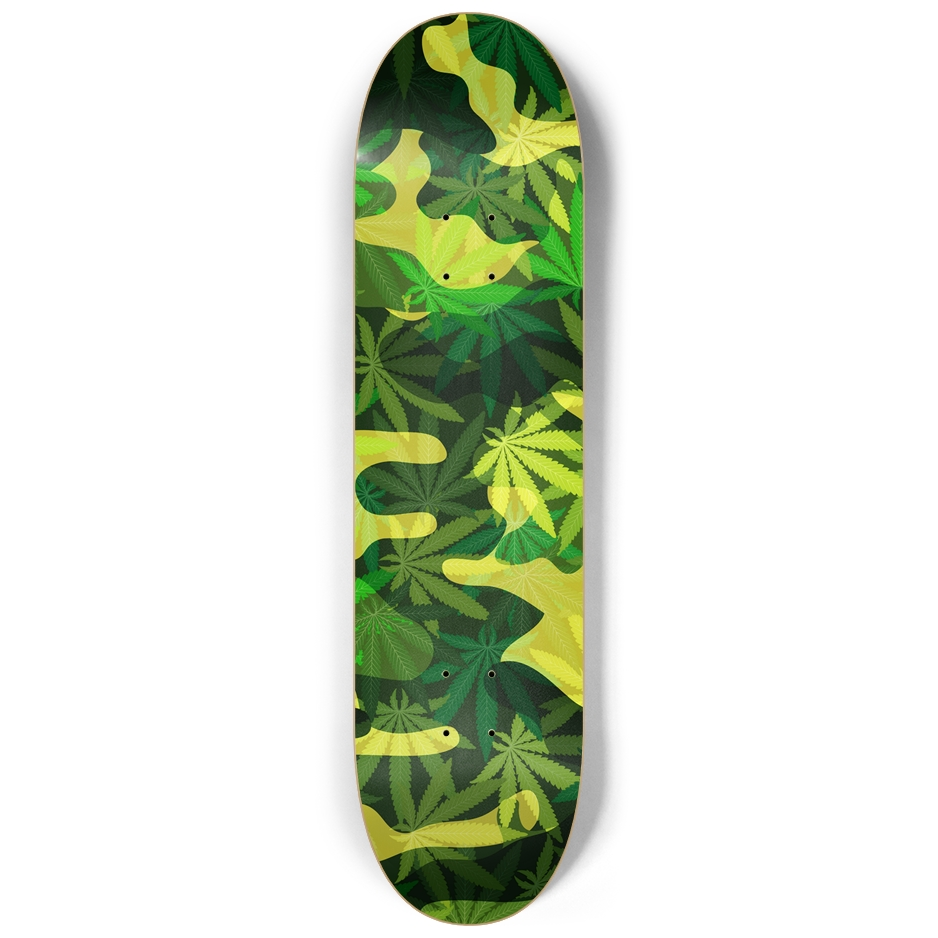 Cannabis Leaf Camo Deck