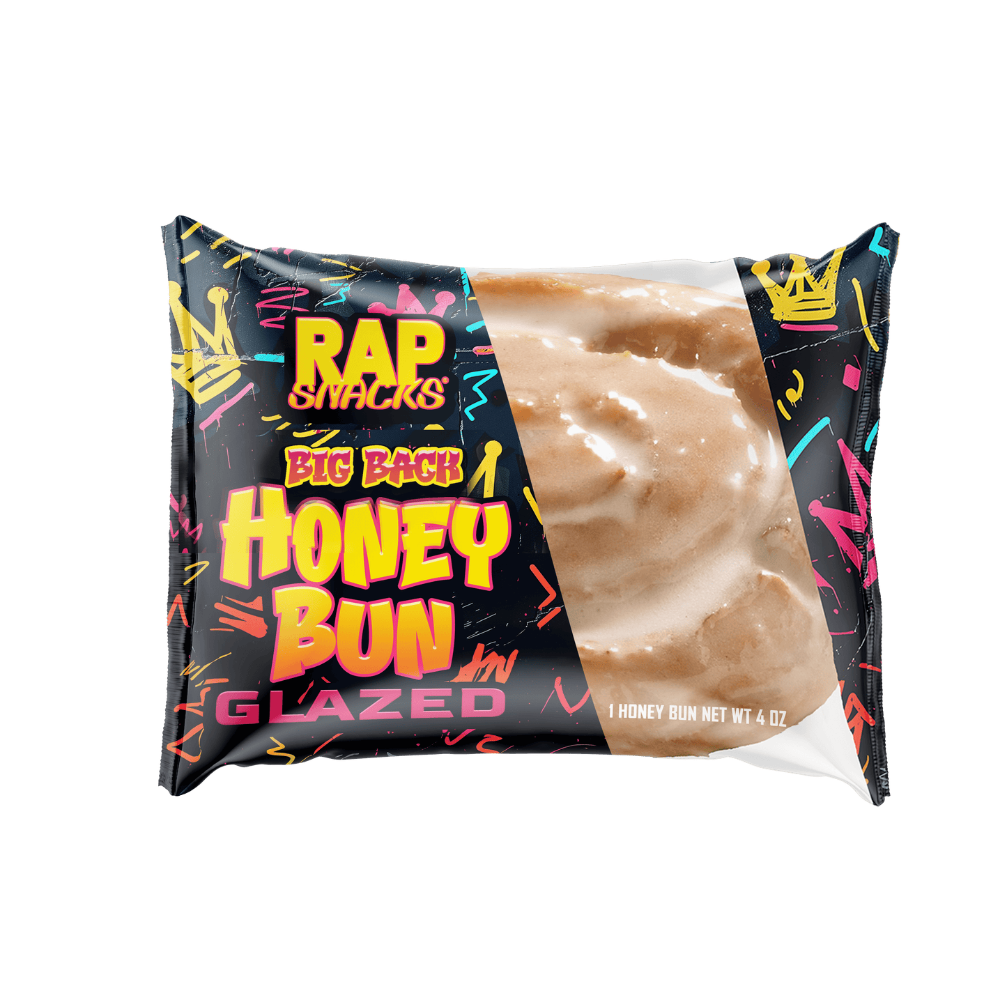 Rap Snacks Big Back Glazed Honey Buns (4oz)