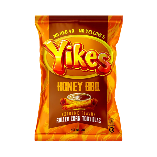 Yikes! Honey BBQ Rolled Corn Tortillas (4 oz) Bag