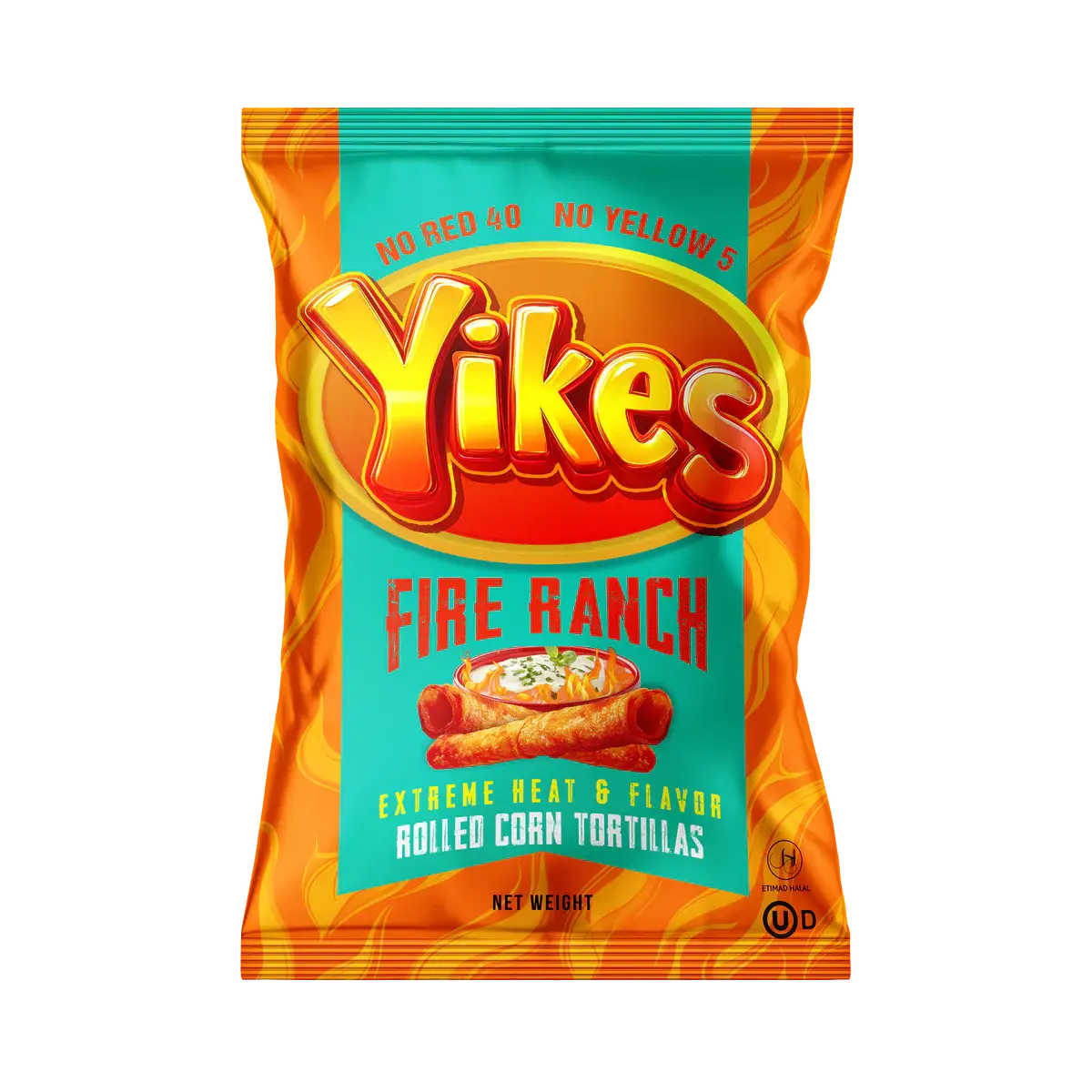 Yikes! Fire Ranch Rolled Corn Tortillas (4 oz) Bag