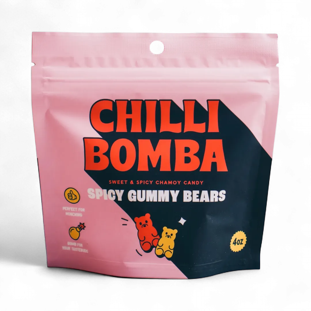 Chilli Bomba Spicy Gummy Bears 4 oz